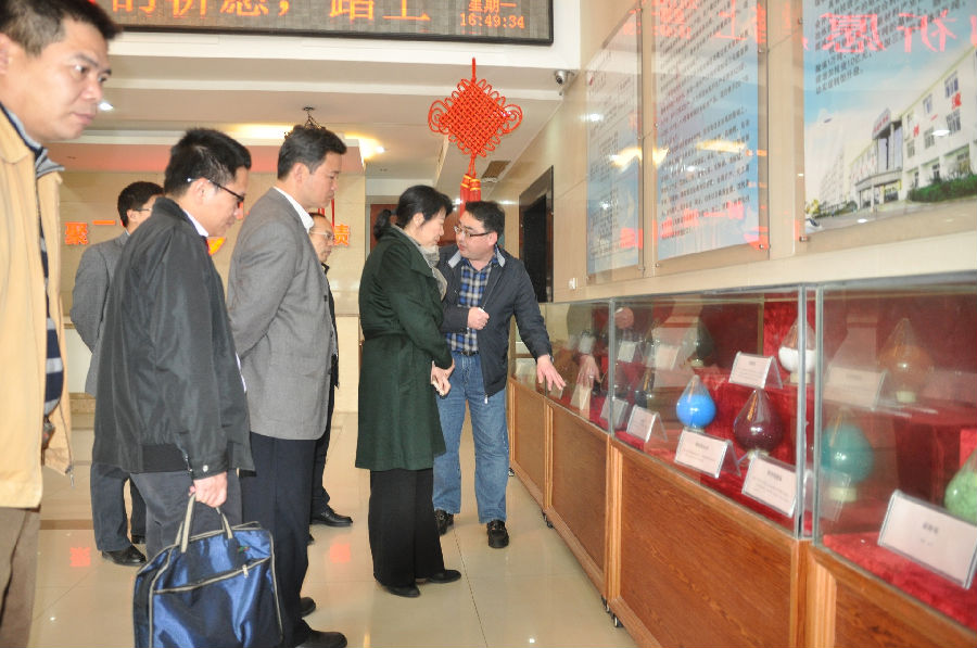 2月6號(hào)玉林市委常委、統(tǒng)戰(zhàn)部部長商娜紅一行到我司參觀考察